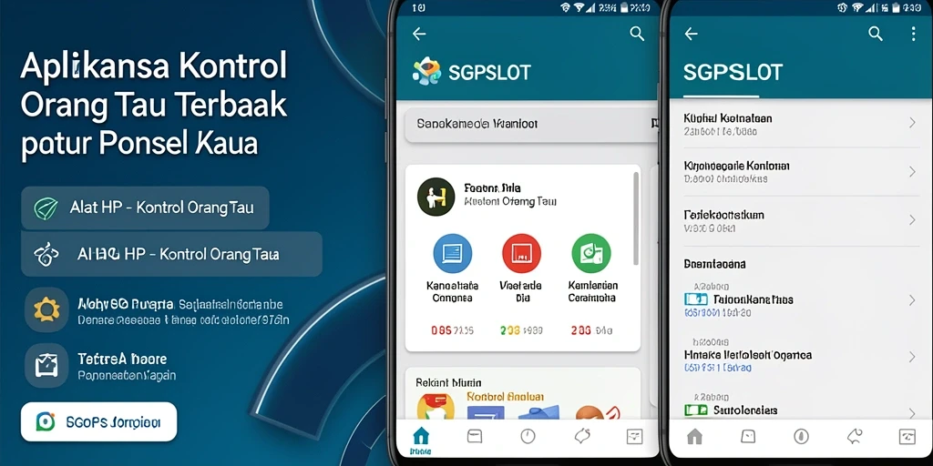 Antarmuka aplikatif SGPSLOT untuk kontrol orang tua yang ramah pengguna.