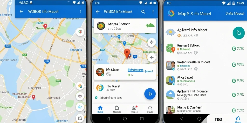 Tampilan antarmuka WDBOS yang menunjukkan informasi kemacetan terkini.