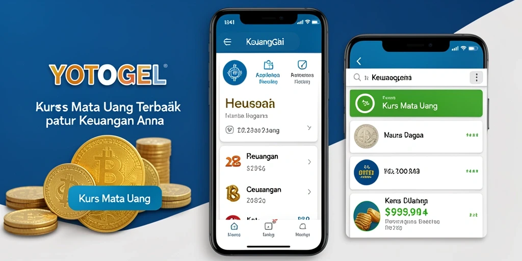 Screenshot aplikasi YOTOGEL menampilkan antarmuka kurs mata uang yang informatif dan intuitif.