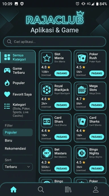 rajaclub – Aplikasi Populer & Kanal Uji Terlengkap di Indonesia