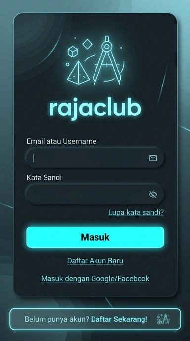 Panduan Masuk Akun rajaclub untuk Pengguna Android